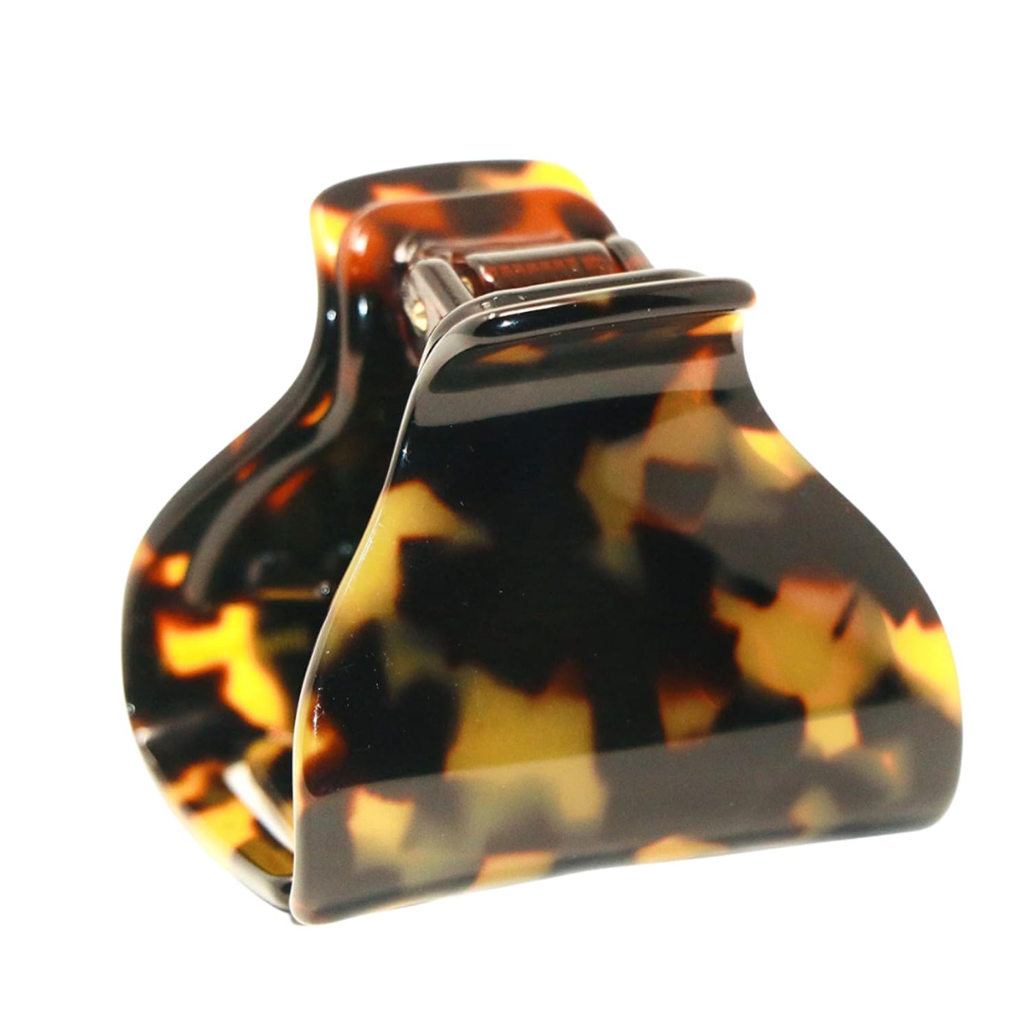 French Amie Big Fat Handmade Celluloid Acetate Small Jaw Hair Claw for Women and Girls