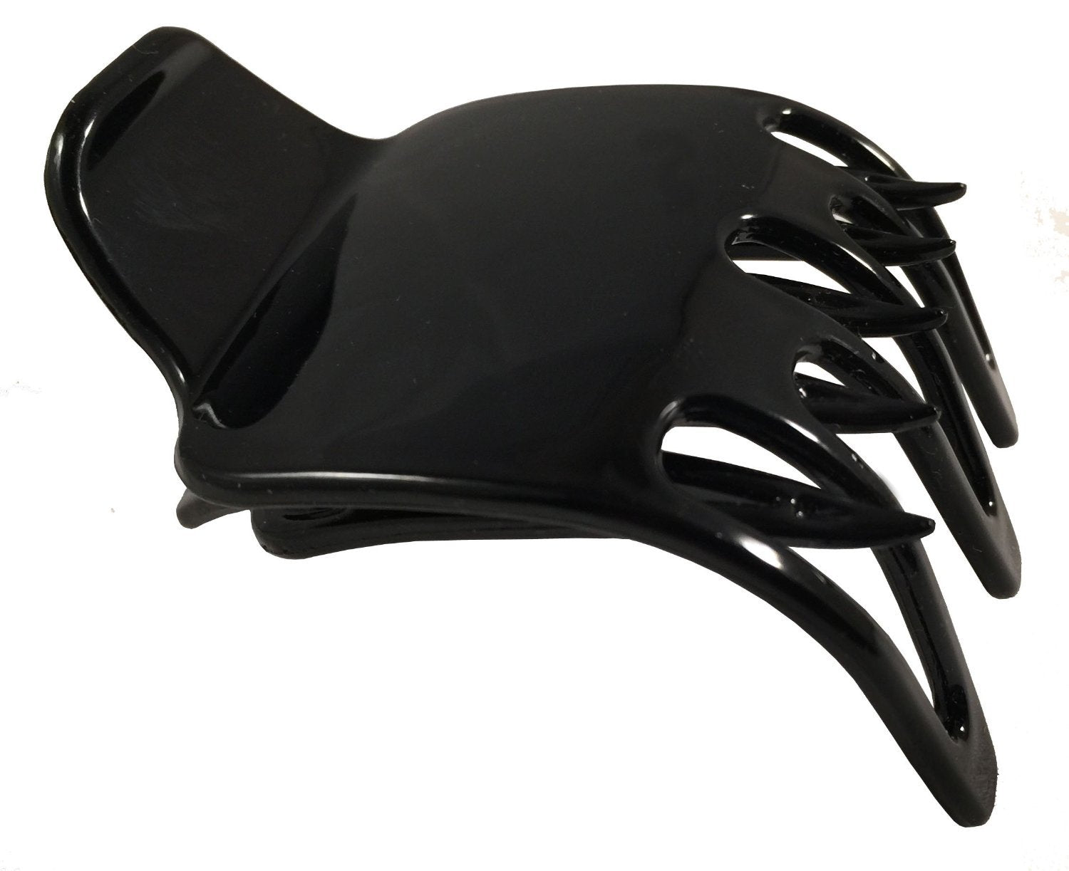 Parcelona French Wide Paw Medium Celluloid Side Slide Yoga Hair Claw for Women