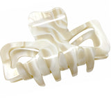 French Amie Classic Butterfly 3" Handmade Cellulose Interlocking Teeth Hair Claw