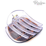 Parcelona French Onde Small 2 3/4" Celluloid Side Slide in Hair Claw for Women