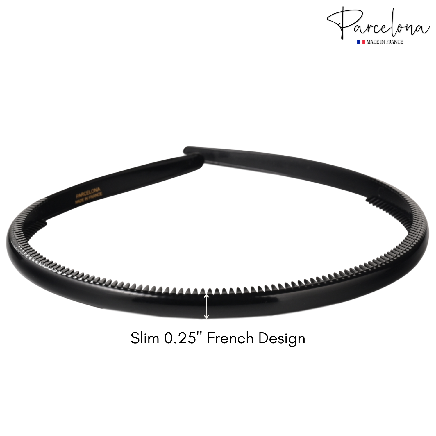 Parcelona French Nue Yoga Headband Inner Grip Teeth Hairband for Women & Men Unisex