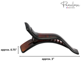 Parcelona Duckbill Hair Claw Clip 3" Cellulose Acetate Accessories for Women