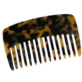 French Amie Pocket Comb Small Cellulose Handmade Wide Tooth Non Static Hair Comb