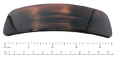 Parcelona French Flat Extra Large Wide Celluloid Acetate Hair Barrette for Women