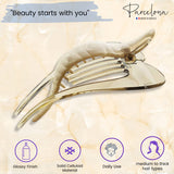 Parcelona French Pelican Large 5 Inches Side Slide Hair Claw Clip Clamp Clutcher