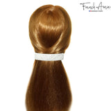 French Amie Long Rectangle Handmade Large Hair Barrette Clip for Women N Girls