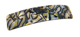 French Amie Long Rectangle Handmade Large Hair Barrette Clip for Women N Girls