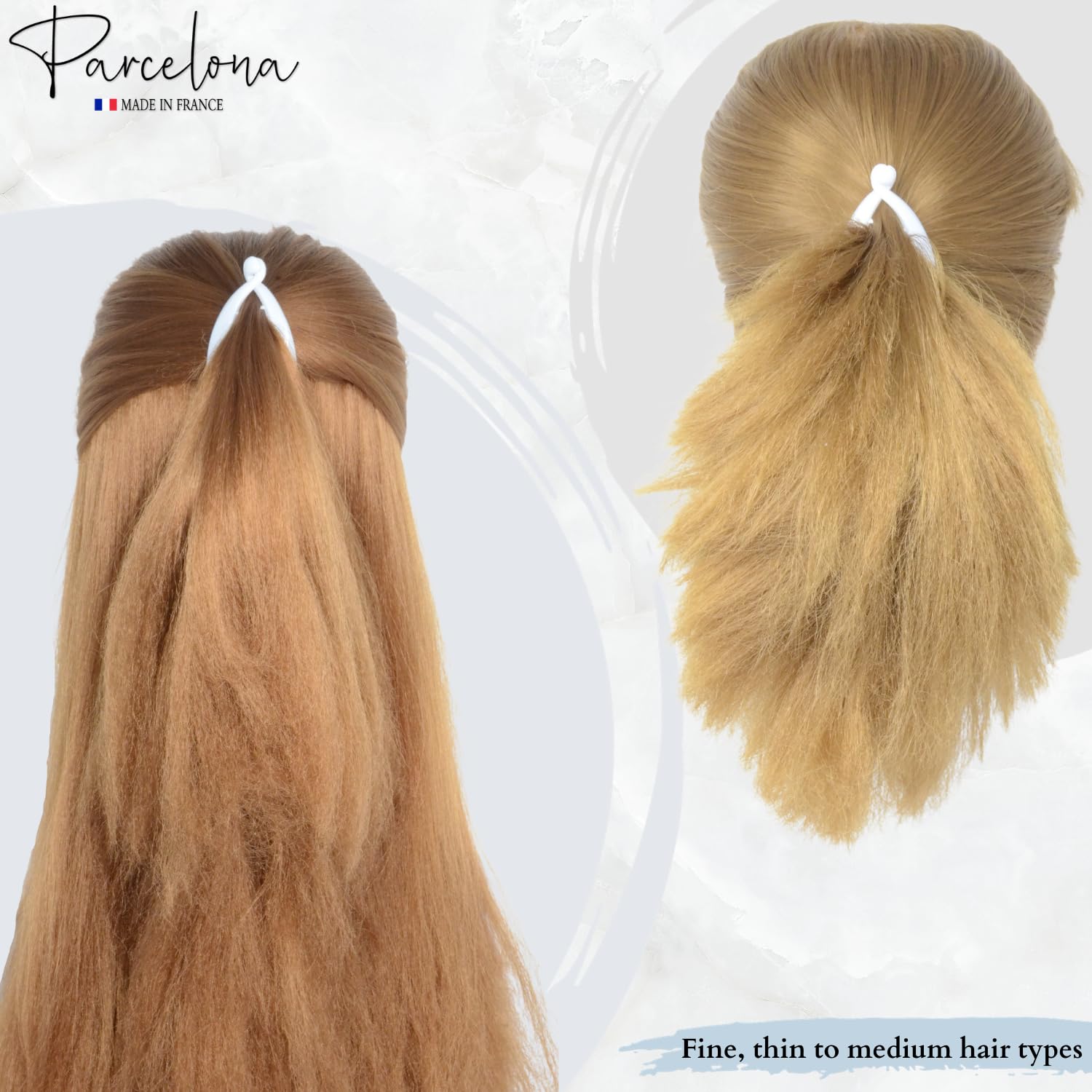 Parcelona French Effortless Mini Small Cellulose Banana Hair Clips(2 Pcs)