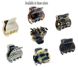 French Amie Belle Handmade Celluloid Acetate Jaw Hair Claw for Women and Girls