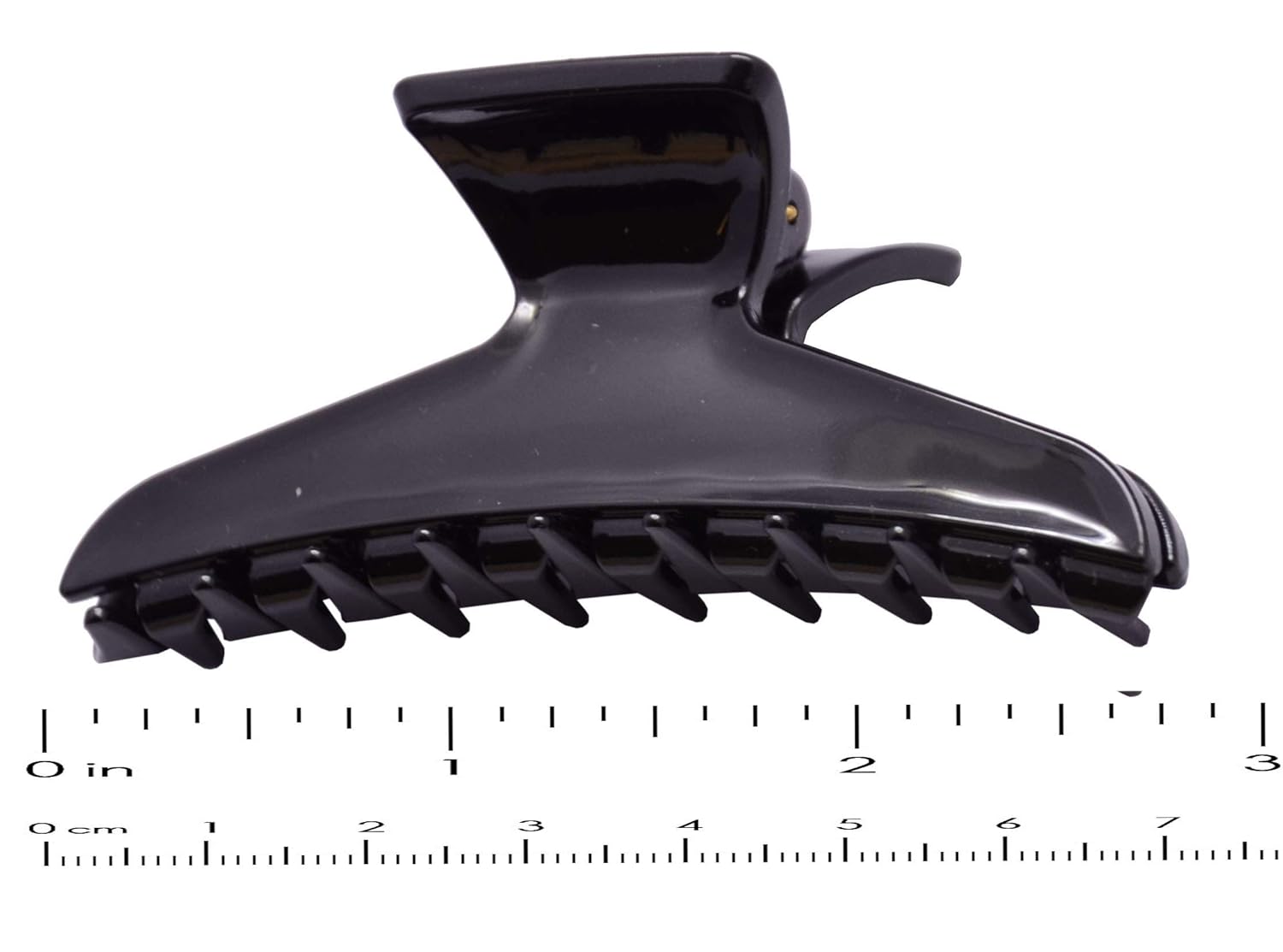 Parcelona French Pinch Tortoise Shell and Black Cellulose Hair Claws for Women