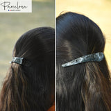 Parcelona French Brill Beak Medium Celluloid Slide in Claw Clip Clamp for Women