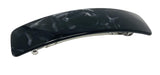 French Amie Long Rectangle Handmade Large Hair Barrette Clip for Women N Girls