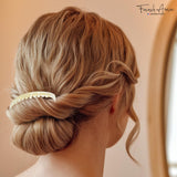 French Amie Fab 13 Teeth Medium Handmade Celluloid Side Hair Comb for Women
