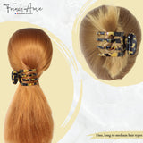 French Amie Paw 2 3/4" Cellulose Handmade Jaw Hair Claw for Women and Girls