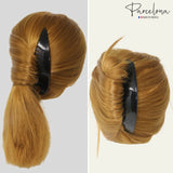 Parcelona French Alice Large Celluloid 12 Teeth Side Hair Combs for Women 2 Pcs