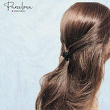 Parcelona French Beau Mini Celluloid Jaw Hair Claws for Women and Girls(3 Pcs)