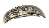 French Amie Curved Large 3 ¾” Handmade Celluloid Volume Hair Barrette for Women