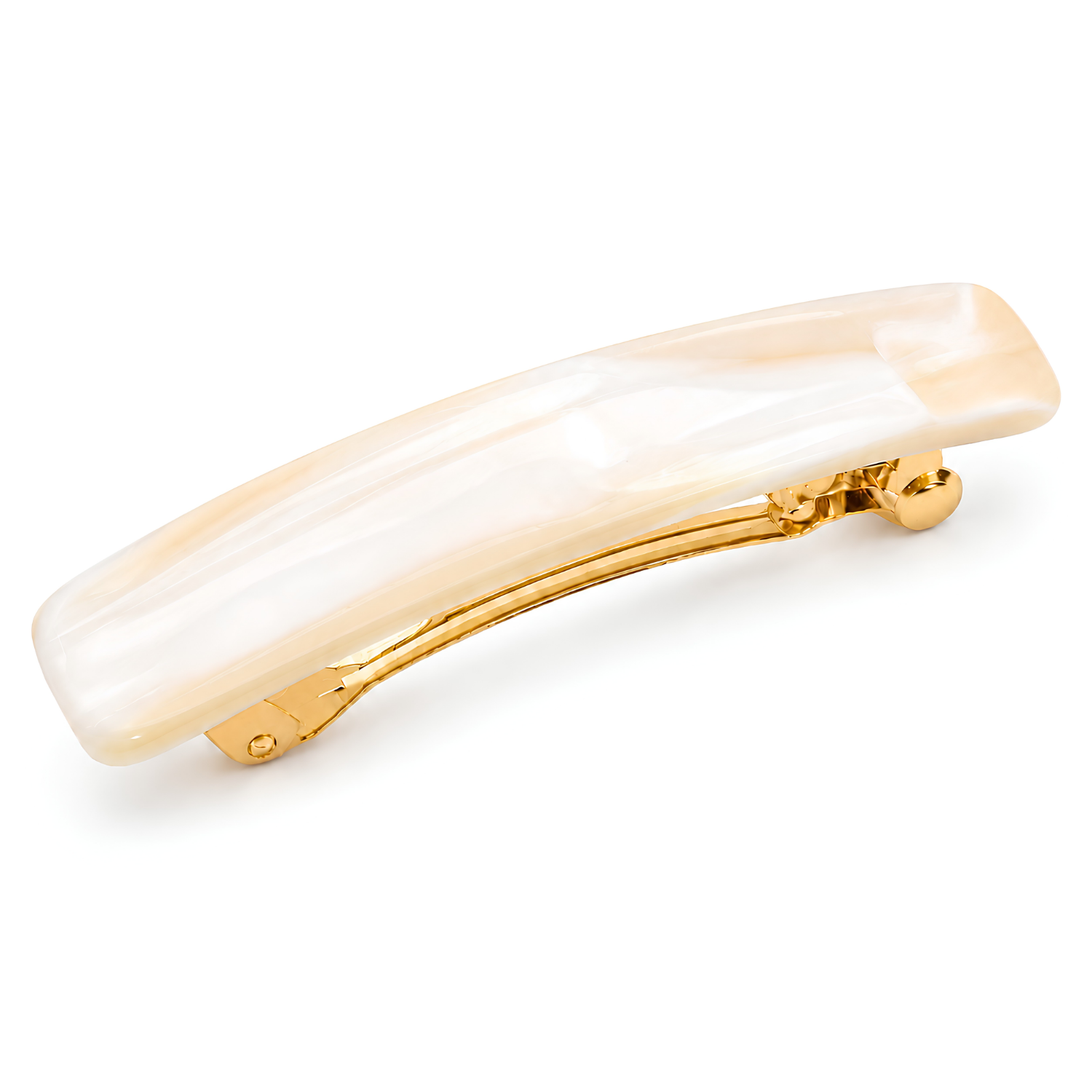 French Amie Small 2 1/4" Cellulose Handmade Hair Barrette for Women and Girls