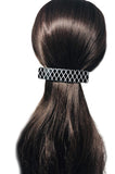 French Amie Long Rectangle Handmade Large Hair Barrette Clip for Women N Girls