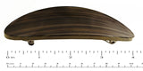 Parcelona French Oval Large 4" Celluloid Automatic Hair Barrette for Women