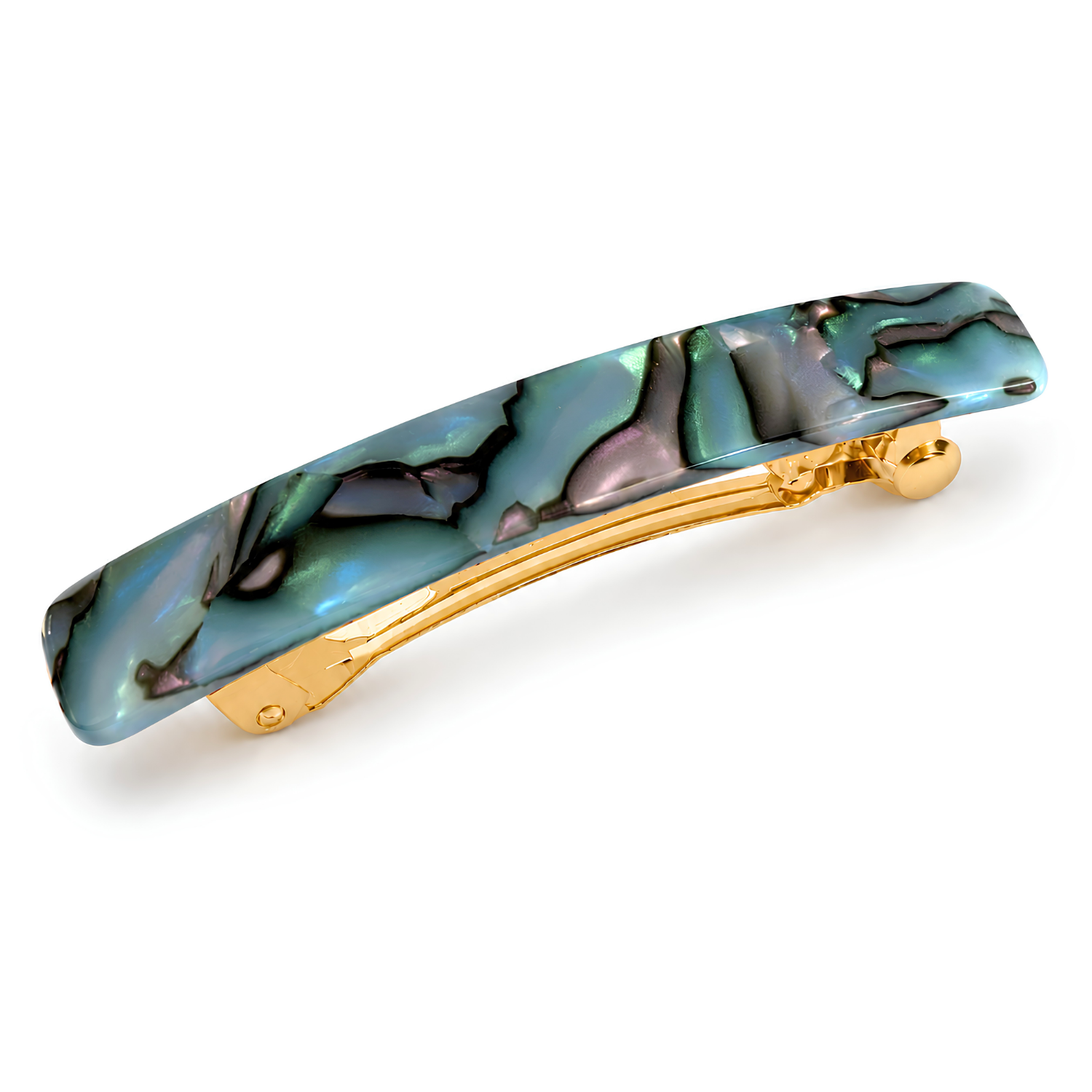 French Amie Small 2 1/4" Cellulose Handmade Hair Barrette for Women and Girls