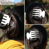 French Amie Paw 2 3/4" Cellulose Handmade Jaw Hair Claw for Women and Girls