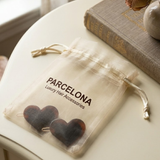 Parcelona Heart 1.75" Tortoise Shell Hair Clip Small Tige Boule Barrette