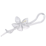 Parcelona French Large Twist N Clip Metal Free Flower Hair Clip Accessories