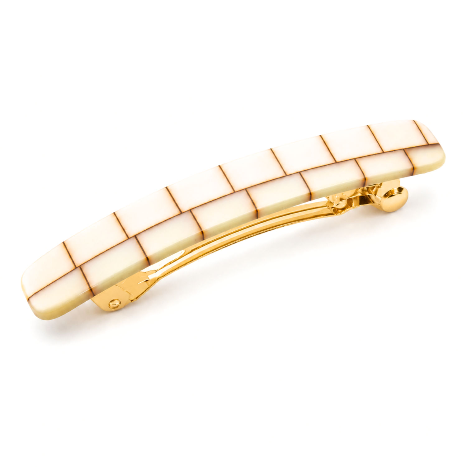French Amie Small 2 1/4" Cellulose Handmade Hair Barrette for Women and Girls