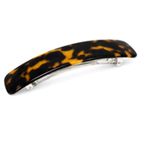 French Amie Long Rectangle Handmade Large Hair Barrette Clip for Women N Girls