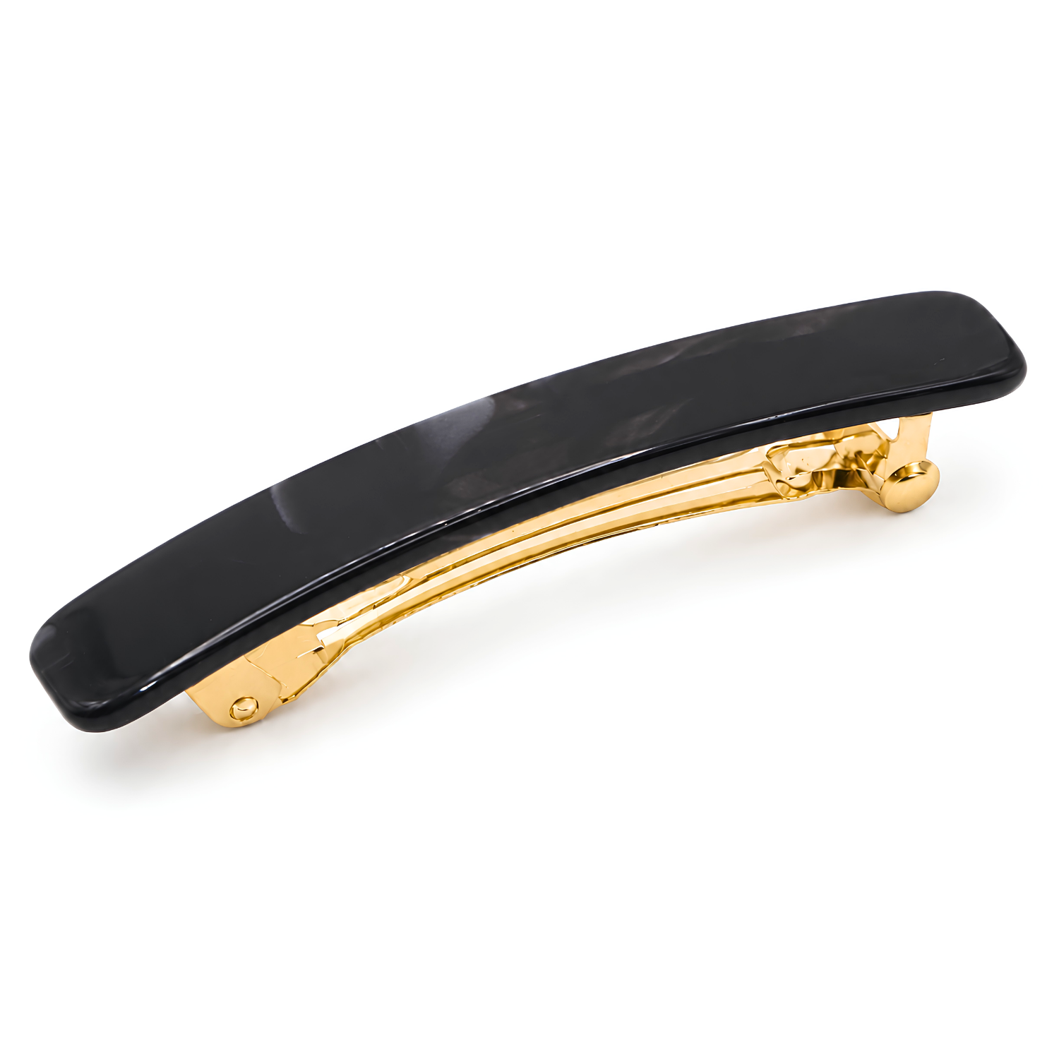 French Amie Small 2 1/4" Cellulose Handmade Hair Barrette for Women and Girls