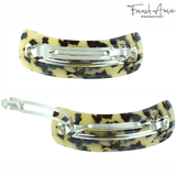 French Amie Broad Curved Arch Large 3.5" Extra Wide Volume Hair Clip Barrette
