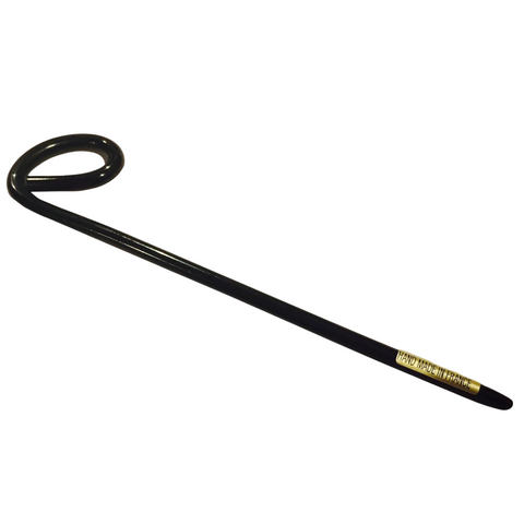 French Amie Cle Handmade Black Cellulose Chignon Bun Hair Pin Stick 6 Inches