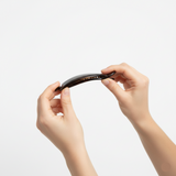 Parcelona Tortoise Shell Banana Hair Clip – Curved Ponytail Holder for Women’s