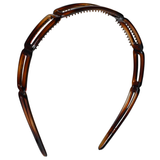 Brown hairband on a white background