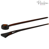 Parcelona French Hair Sticks, Tortoise Shell Chignon Pin for Buns (Set of 2)