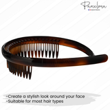 Brown Headband on a white background with 'Parcelona' branding.