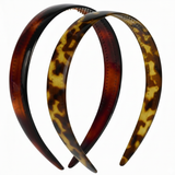 Parcelona French Headband 0.75 Inch Wide Cellulose Hairband for Women & Girls