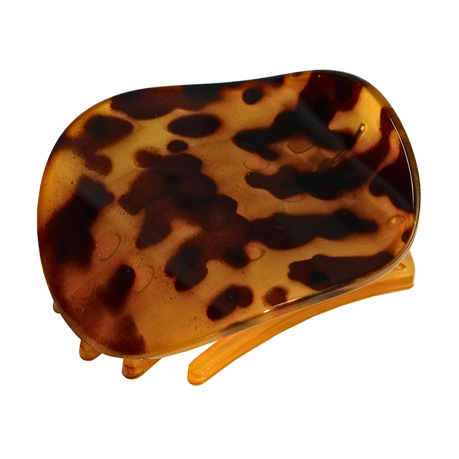 Parcelona French Onde Small 2 3/4" Celluloid Side Slide in Hair Claw for Women