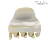 French Amie Belle Handmade Celluloid Acetate Jaw Hair Claw for Women and Girls