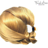 French Amie Belle Handmade Celluloid Acetate Jaw Hair Claw for Women and Girls