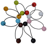 Parcelona France BOULI Ball Ponytail Holder Elastic Hair Tie Scrunchie Bands-PARCELONA-ebuyfashion.com