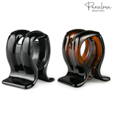 black and brown claw clip on a white background with 'Parcelona' branding.
