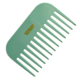 Green comb with 'Parcelona' branding on a white background