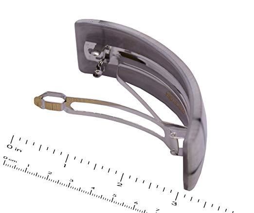 Parcelona French Cosmic Medium Curved Strong Grip Volume Hair Clip Barrette