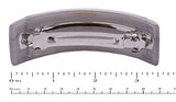 Parcelona French Cosmic Medium Curved Strong Grip Volume Hair Clip Barrette