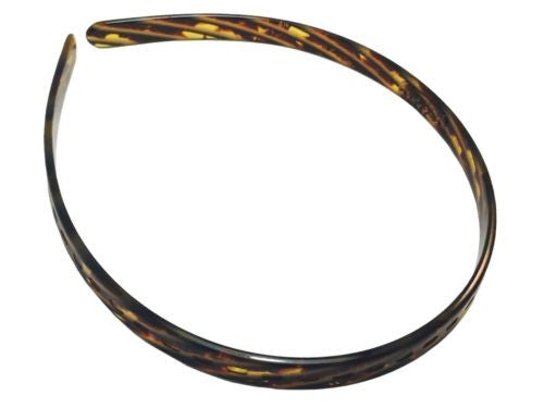 French Amie Handmade Light Weight Grooved Tokyo Celluloid Hair Headband-French Amie-ebuyfashion.com