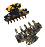 French Amie Chic Handmade Small Celluloid Acetate Jaw Hair Claw Clips-FRENCH AMIE-ebuyfashion.com