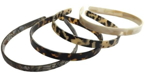 Parcelona French Swirls Wide Light Non-Brittle Celluloid Shell Hair He