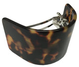 French Amie Half Circle Curved Tokyo Handmade Celluloid Hair Clip Barrette-French Amie-ebuyfashion.com